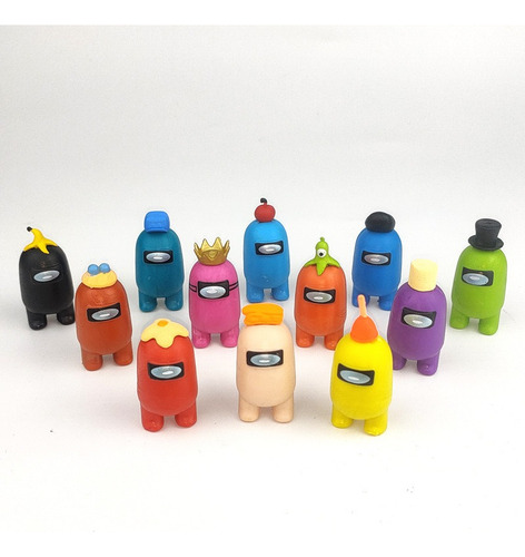 Among Us Figuritas Juguetes Infantiles 12 Piezas