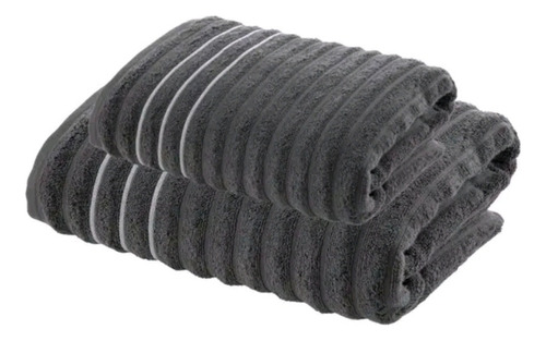 Jogo 2 Toalhas Wave Premium 450g/m2 100% Algodão Banho Rosto