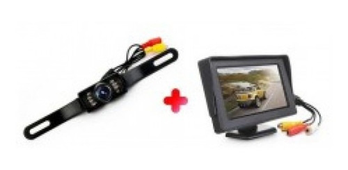 Imagen 1 de 3 de Camara De Reversa Con Pantalla
