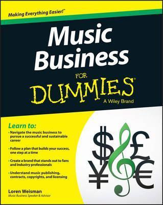 Libro Music Business For Dummies - Loren Weisman