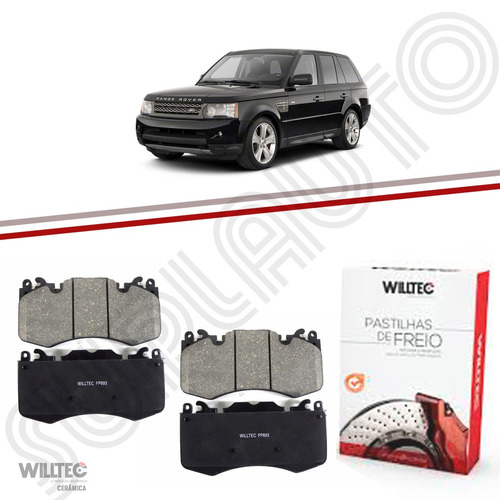 Pastilha Freio Ceramica Diant Range Rover 10/ Willtec Fp893