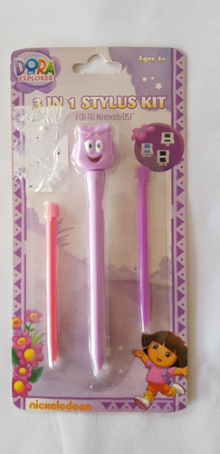 Stylus Kit Dora La Exploradora 3ds Nintendo Nickelodeon Nuev