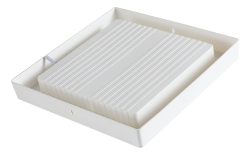 Panel Led Aplicar Cuadrado 12w Plafon Calido Neutro Frio