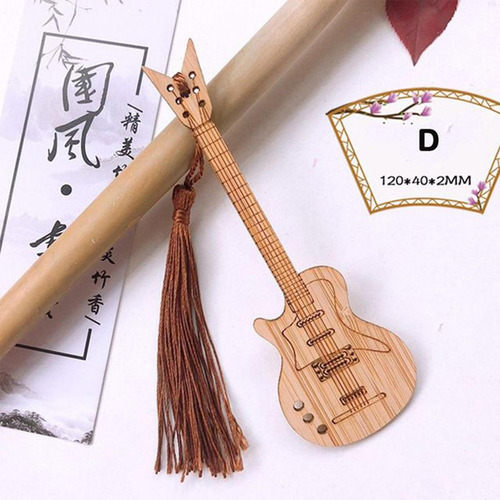 6 Marcadores De Bajo De Guitarra Con Borlas, Marcador De