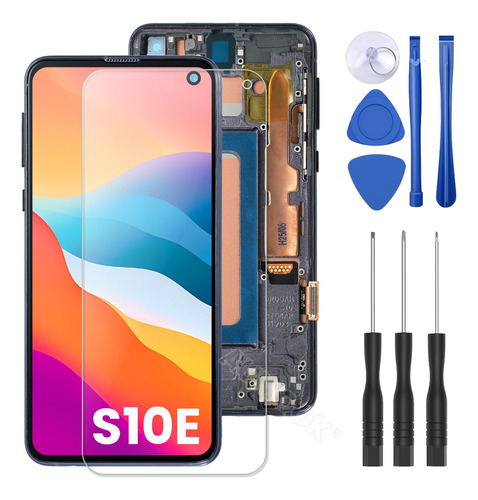 Pantalla Para Samsung S10e Lcd Mostrar Táctil Con Marco
