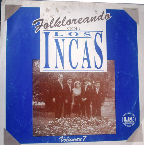 Vinilo Folkloreando Con Los Incas Autografiado X Integrantes