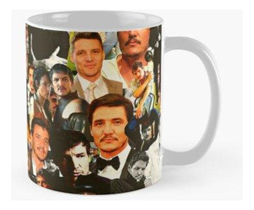 Taza Pedro Pascal Ultimate Collage Fan Art - Versión De Colo