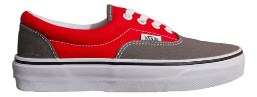 Tenis Vans Era Color Gris/ Rojo (vn00018fi9i)