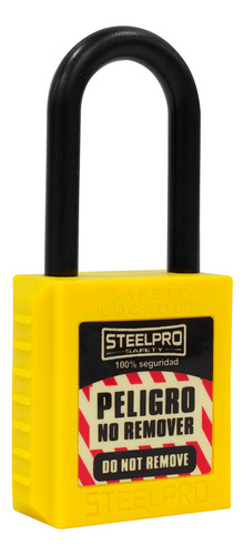 Candado De Seguridad Dieléctrico Steelpro Amarillo