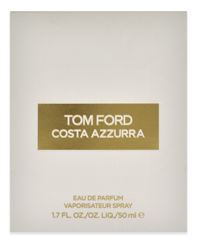 Perfume Costa Azzurra De Tom Ford, 50 Ml, Para Unisex