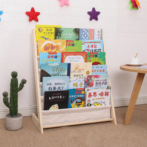 Estantería De Madera Para Niños, Estantes De 60x30x50cm