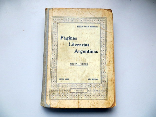 Paginas Literarias Argentinas Rodolfo Fausto Rodriguez  