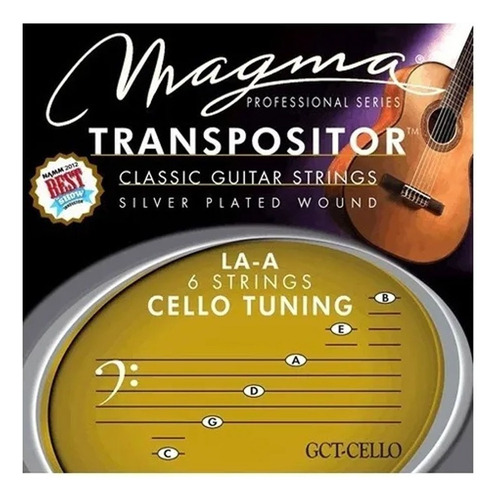 Encordado Transpositor Criolla A Cello - Magma Gct-cello