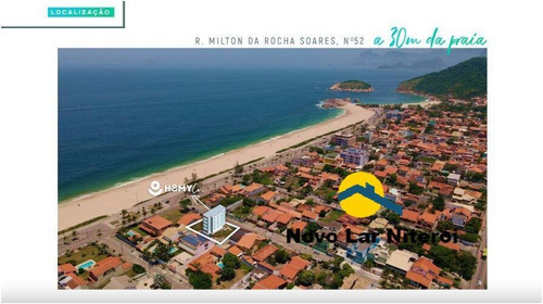 Imagem 4 de 15 de Lançamento Na Quadra Da Praia De Piratininga Apto De 2 Qtos E Coberturas - 355