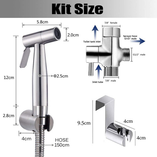 Grifo Pulverizador De Mano Para Baños, Bidé