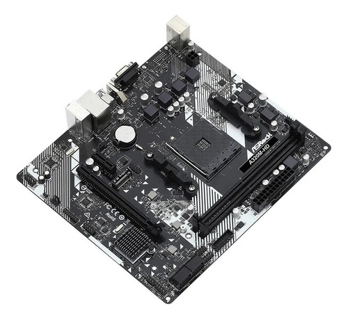Placa Mãe Amd Asrock A320m-hd Ddr4 Ultra M2 P/ Ryzen 3000