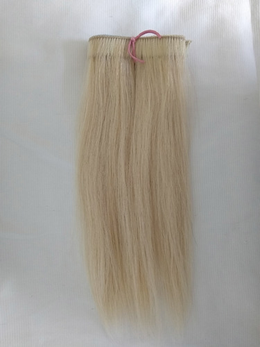 Imagem 2 de 3 de Franja Lateral Cabelo Humano Mechado Fita Adesiva 25cm