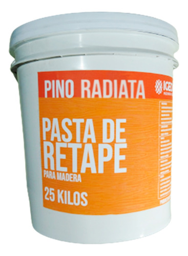 Masilla De Retape Pino Radiata Para Madera 25 Kilos