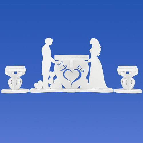 Soporte De Mesa Para Vela De Unidad Para La Vela De La Novia