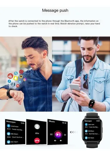 Reloj Inteligente Y3 Deportivo Llamadas Bluetooth 1.85