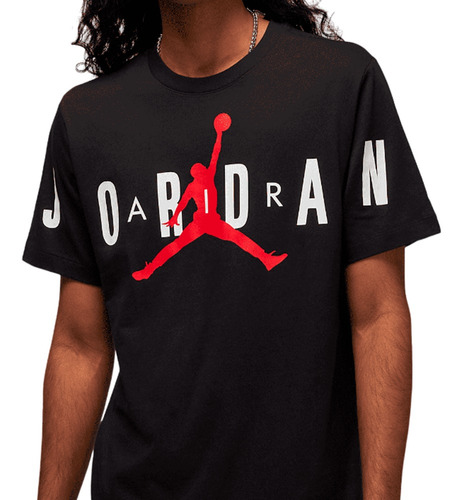 Camiseta Jordan Air Stretch-negro