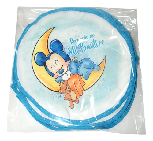 Tortilleros Para Fiesta Bautizo Mickey Mouse 12 Pzas