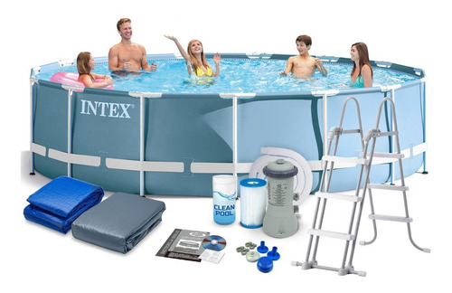 Oferta! Piscina Intex 457 X 107 Modelo 2019 Completa 14614 L