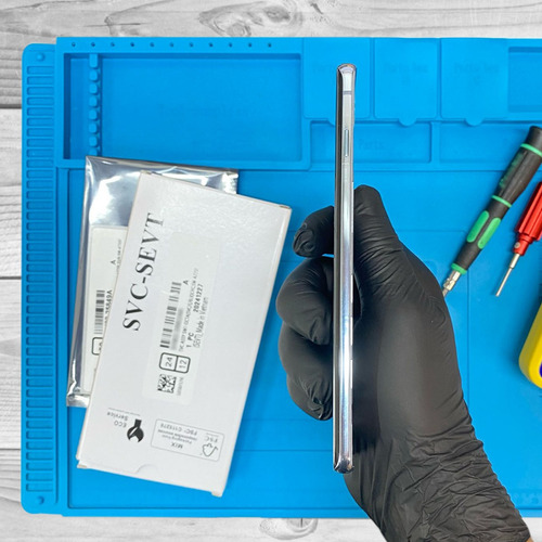 Módulo Pantalla Para Samsung S10 G973 Con Marco 100% Oem Celeste