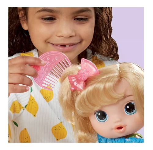 Baby Alive Fruity Sips Muñeca Rubia Hace Pipi Accesorios