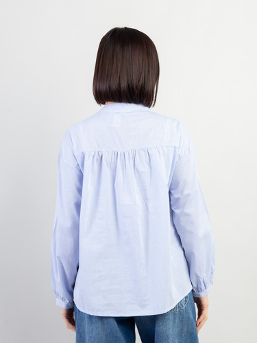 Camisa Tipo Camisola Cuello Mao Brunella