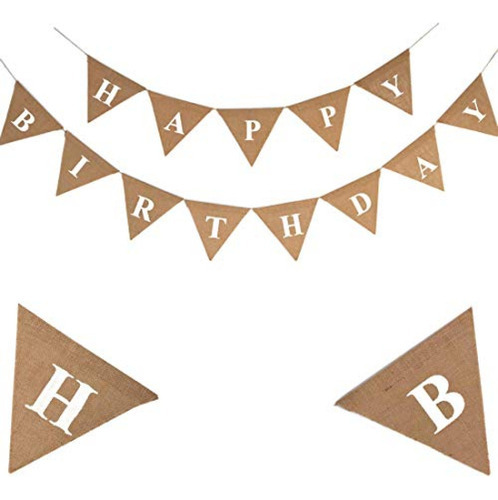 Banderines De Fiesta Banner De Feliz Cumpleaños Banner De F