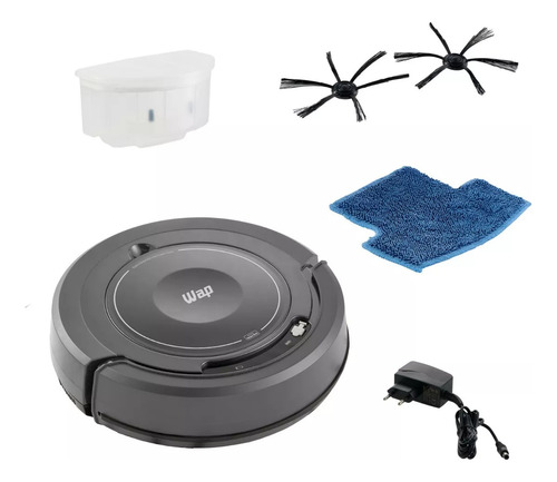 Robo Aspirador Wap Slim Varre E Aspira Passa Pano Anti Queda