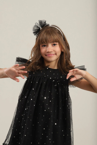 Vestido Infantil Clarissa - Festa Estrelas