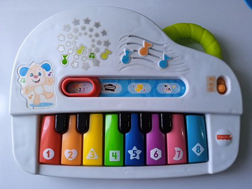 Piano Fisher Price Puppy - Piano Para Bebé - Ligero Detalle (Usado)