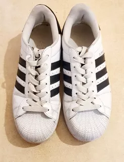 Zapatillas adidas Superstar Originales Blanca Y Negra