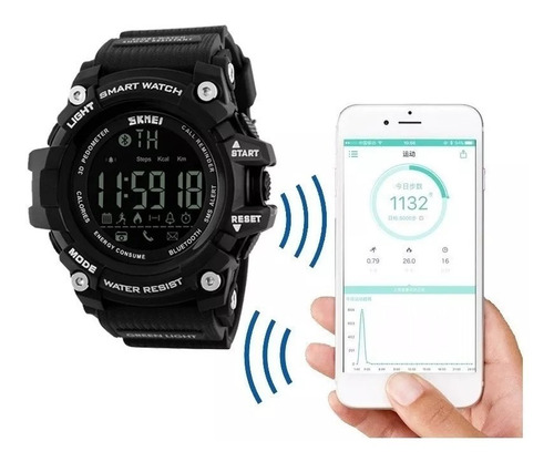 Relógio Skmei Bluetooth Compatível Sistema Android E Ios