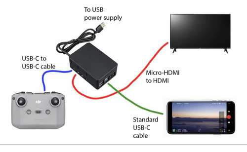 Dji Streamer Box - Transmissão Ao Vivo Com Drones Dji E Fpv Dji Fly App
