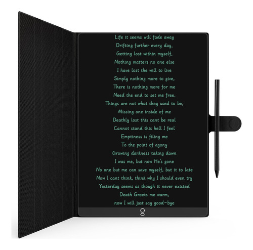 Tableta De Escritura Lcd Negra Con Pantalla Completa Deebyco