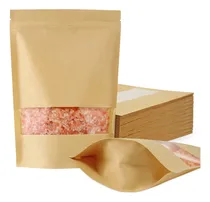 Comprar Firekylin 100 Bolsas De Papel Kraft Con Ventana, Bolsas De P