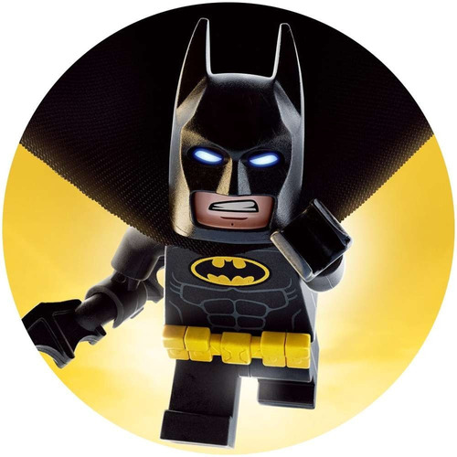 Painel Em Lona Redondo Batman Lego (01) 1,5 X 1,5 Banner | Parcelamento sem  juros