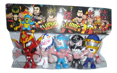 Luchador Muñeco Mini Bobblehead Fenix Juguete Lucha Libre