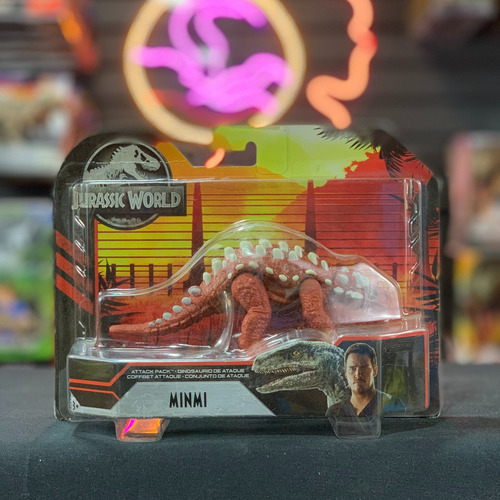 Jurassic World Minmi Attack Pack Primal Attack Mattel (Usado)