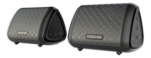 Bocinas Motorola Sonic Sub 340 Bass Twin Resistentes Al Agua Color Negro