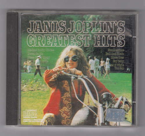 Janis Joplin´s Greatest Hits Cd Original Usado Qqg.