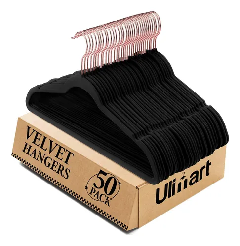 comprar Perchas De Terciopelo Ulimart Paquete De 50 Perchas Perchas
