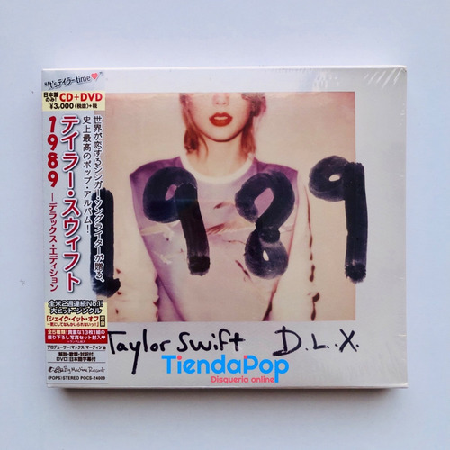 Taylor Swift 1989 Súper Deluxe Edition Japon Cd + Dvd + Foto
