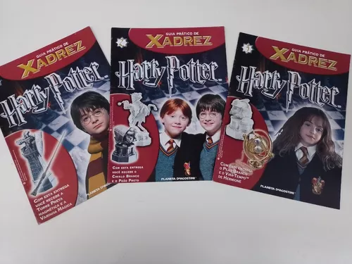 Revista Guia Prático De Xadrez Harry Potter 10 Unidades Q127