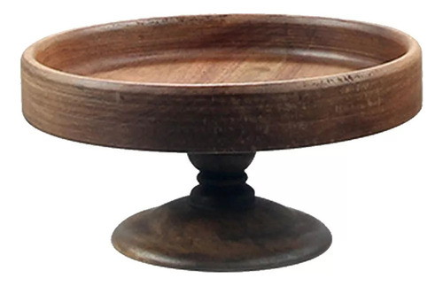 Soporte For Tartas De Madera Con Pedestal