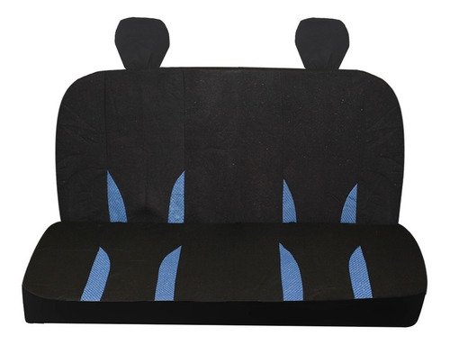 Cubre Asiento Auto Color Negro/azul