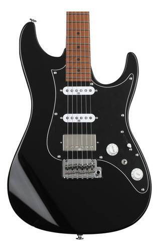 Guitarra Ibanez Prestige Az2204B  negro diapasón de arce tostado